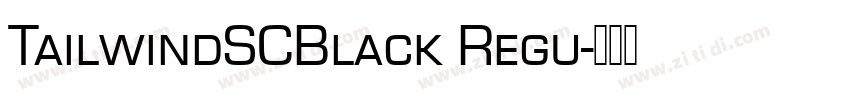 TailwindSCBlack Regu字体转换